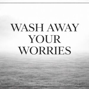 Wash Away Your Worries Wall Art 8x10 Photo Print